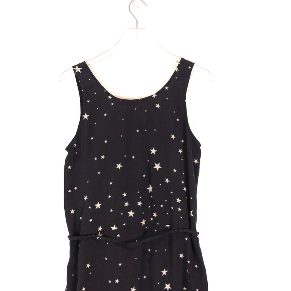 Stoned Immaculate Women's Moonstar Print Mini Silk Dress In Black Size Small - Picture 6 of 11